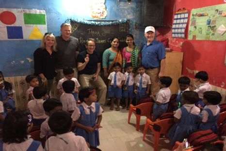 Team Raymond James Visits Adopted Village - Kalthana, India